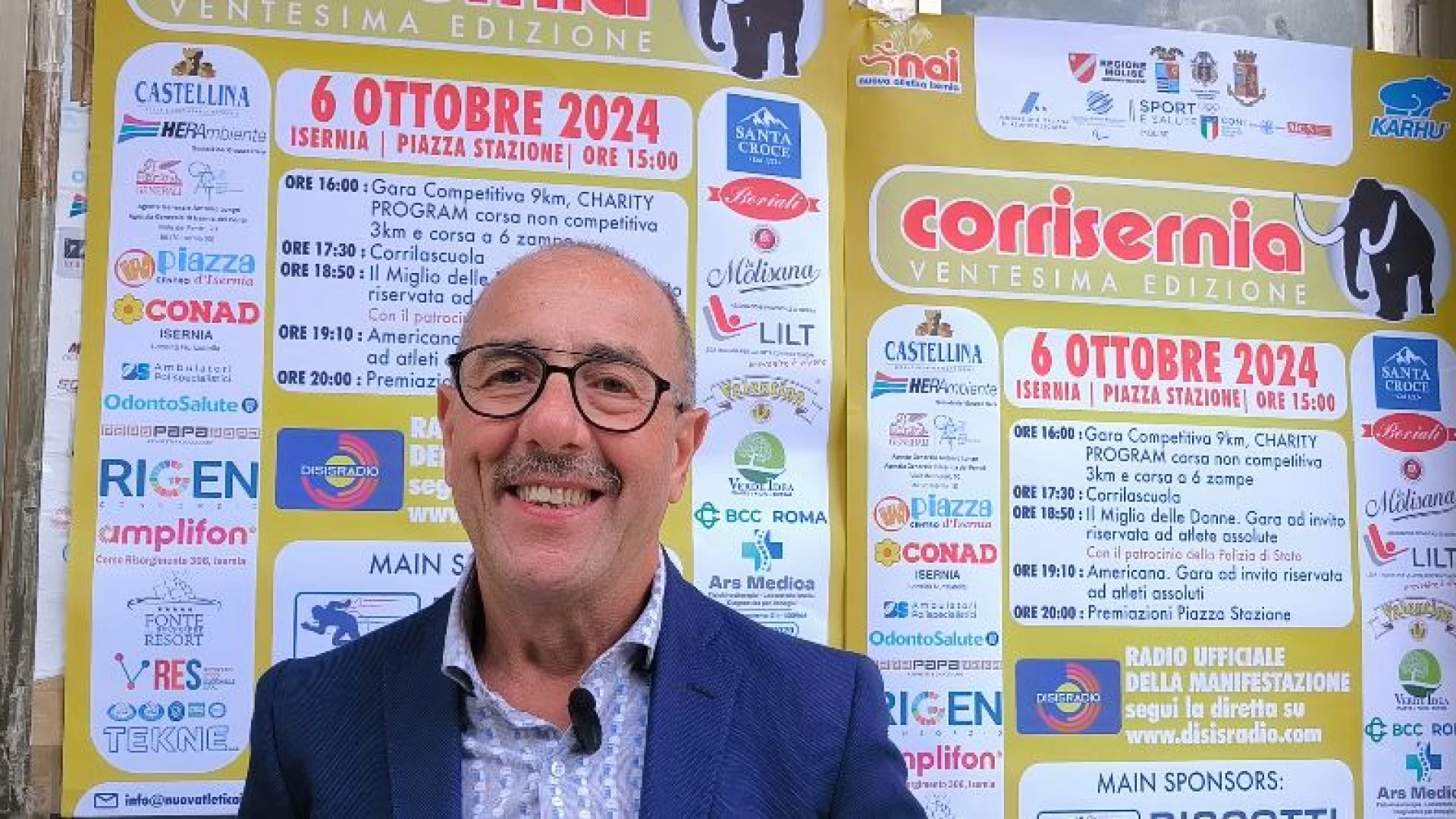 Il Presidente della Nai Agostino Caputo presenta la ventesima edizione della Corrisernia. Il 6 ottobre uno spettacolo da non perdere. Guarda l'intervista e lo spot ufficiale della gara